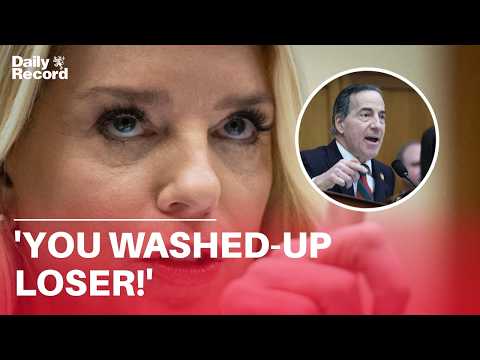 Pam Bondi launches FURIOUS TIRADE in defense of Donald Trump during Epstein files hearing