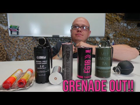 Flash Bangs & Smoke Grenades For Civilians