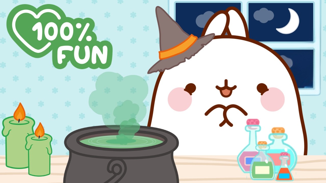 The Secret Magic Potion! 🎃🔮 Molang & Piu Piu’s Halloween Adventure