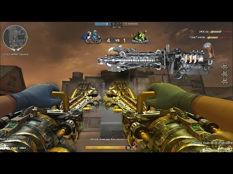 Crossfire NA 2.0 : Gatling Gun Wild Shot Gold - Hero Mode X - Zombie V4