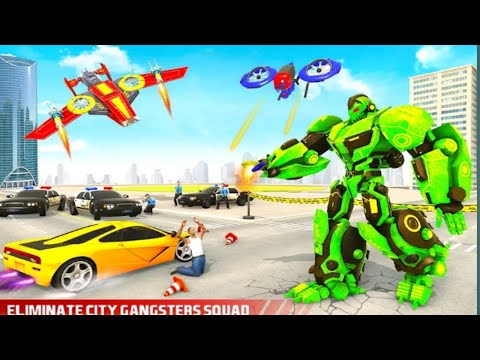 Police Dog Drone Robot Car | Transformer game 2022