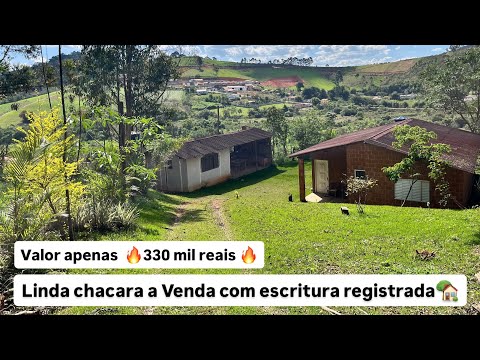 💰 Apenas R$ 330 Mil! Linda chácara com escritura em Toledo – MG 