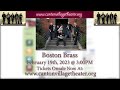 Coming Soon to the Village Theater - Boston Brass