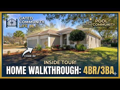 For Sale in Lecanto Florida 🏘️ 4BR/3BA with 3-Car Garage & Community Pool! MLS#851744