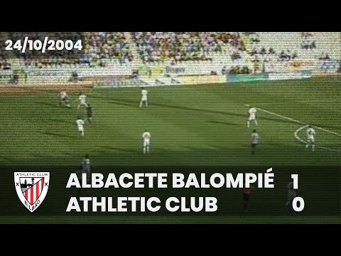 ⚽️ [Liga 04/05] J8 I Albacete Balompié 1 - Athletic Club 0 I LABURPENA