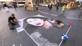 Regina Spektor - All the Rowboats Street Chalking