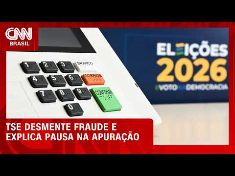 TSE desmente fraude e explica pausa na divulgação de votos por 50 minutos | CNN PRIME TIME