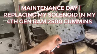 HOW TO REPLACE YOUR SOLENOID IN YOUR 4TH GEN RAM 2500 CUMMINS | DIY | STEP BY STEP | #hotshot #diy