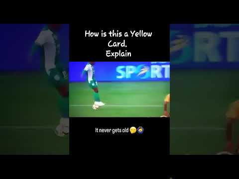 Bro received a Yellow card after this #shorts #viral #cr7 #subscribe