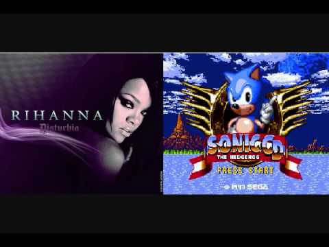 Disturbia Panic Zone( Rihanna VS. Sonic CD)( Masdamind Mashup)