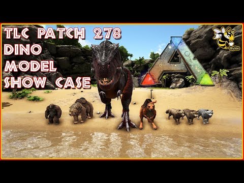 Ark Patch 278 New Models Rex, Direwolf, Dire Bear, Procoptodon & Gigantopethicus