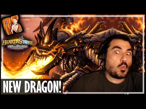 NEW DRAGON IS PRETTY GOOD! - Hearthstone Battlegrounds