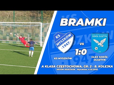 8. kolejka A KLASA 2025/26: KS Myszków - Sokół Olsztyn 1:0