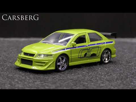 662. Fast&Furious 9 - Brian's Mitsubishi Lancer Evolution VII Jada 1/32