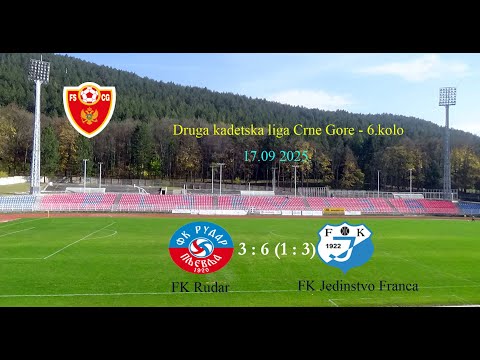 kadeti FK Rudar - FK Jedinstvo Franca     3 : 6 (1 : 3)   PRVO POLUVRIJEME