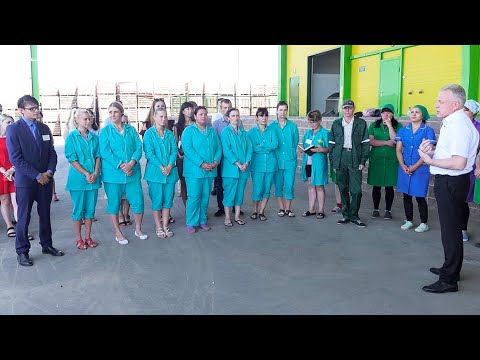 Михаил Орда встретился с коллективом ОАО "Комбинат "Восток" видео