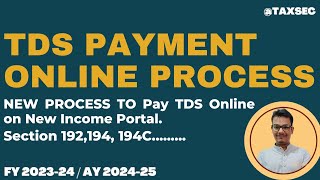 How to Pay TDS Online for FY 2023-24 | TDS Payment Online Process | TDS Kaise Bhare Online.