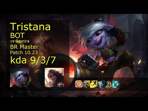 Tristana ADC & Pantheon vs Samira & Rakan - BR Master 9/3/7 Patch 10.23 Gameplay