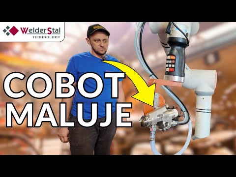 Cobot do lakierowania - stanowisko
