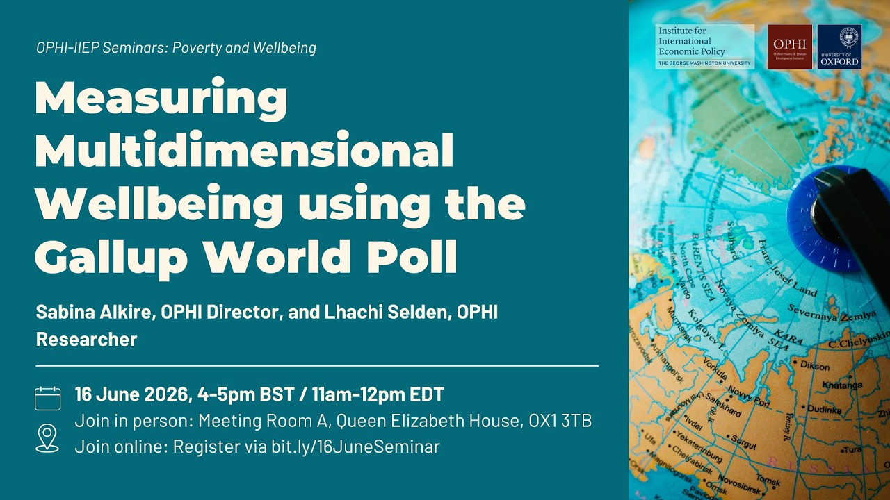 Measuring Multidimensional Wellbeing using the Gallup World Poll
