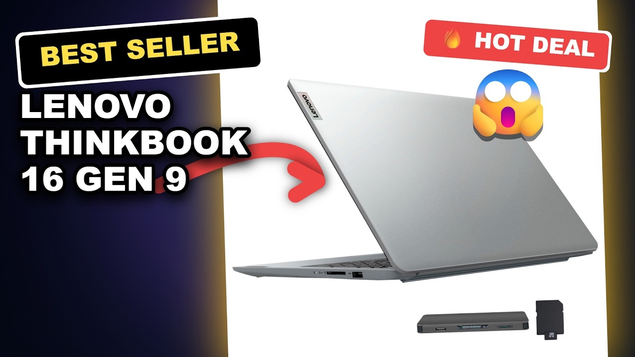 Lenovo ThinkBook 16 Gen 9 Business Laptop Review: Performance & Features Inside review video