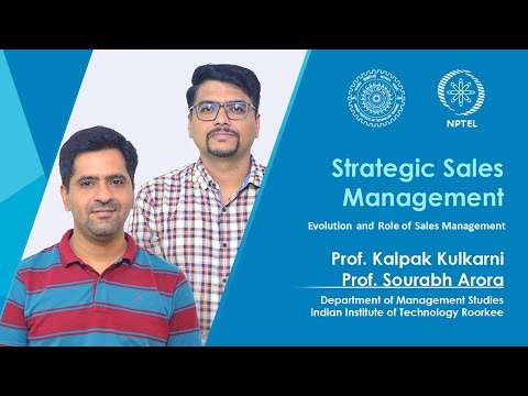 Strategic Sales Management Prof sourabh arora Prof kalpak kulkarni