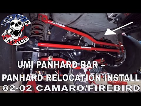 UMI PANHARD BAR AND RELOCATION KIT INSTALLATION 3RD GEN CAMARO AND 4TH GEN CAMARO