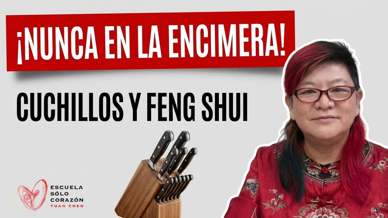 Cuchillos y Objetos agresivos a la Vista en la Cocina