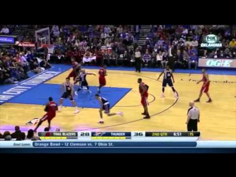 Trail Blazers flare screen for Wesley Matthews