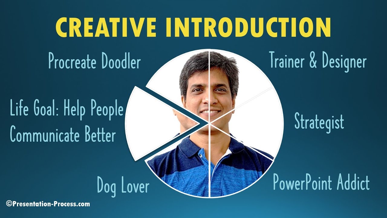 Creative HR slide to introduce a team member : PowerPoint Tutorial