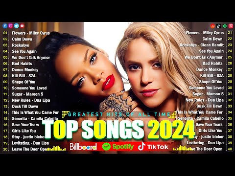 Rihanna, Taylor Swift, Selena Gomez, Ed Sheeran, The Weeknd, Adele, Justin Bieber????????Top Hits 2024 #16