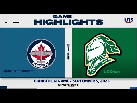 2025.09.05 LJK Green U15 vs Glancaster Bombers