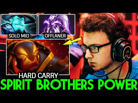 MIRACLE [Ember Spirit] Spirit Brothers Power Hard Carry Gameplay Dota 2