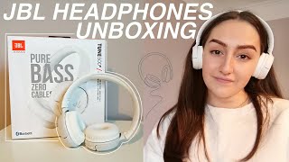 JBL TUNE 500bt White Wireless Headphones Unboxing and Review | 2021 | Pure bass + 16 Hour Battery