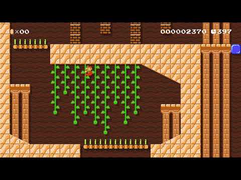 🡑 ◆ Athletic Desert Tower ◆ 🡑 by Bernardo♪ 🍄 Super Mario Maker 2 ✹Switch✹ #ary