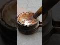 Melting 14k scrap gold jewelry