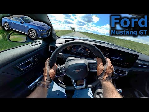 2024 Ford Mustang GT Convertible 5.0 V8 10AT | POV driving