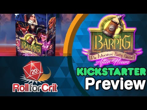 Roll for Crit Preview of BARPIG After Hours