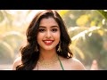 4K Indian Fashion Show AI Art Lookbook Model Balcony Night Swimming Pool