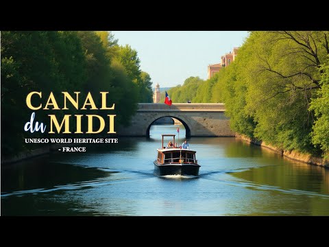 Canal du Midi ! UNESCO WORLD HERITAGE SITE FRANCE