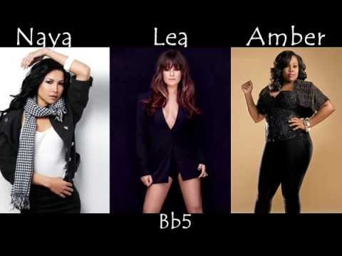 Lea Michele VS Amber Riley VS Naya Rivera - Glee Battle C5 - Bb5(C6)