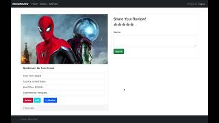 The Movie Review Website Project