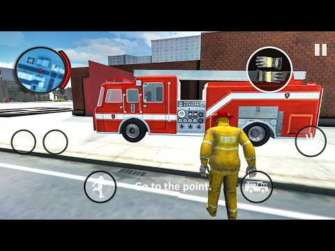 FireFighter Emergency Van Driver - Fire Truck Rescue Simulator 2021 - Android Gameplay