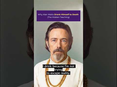 Why Alan Watts Drank Himself to Death (The Hidden Teaching)