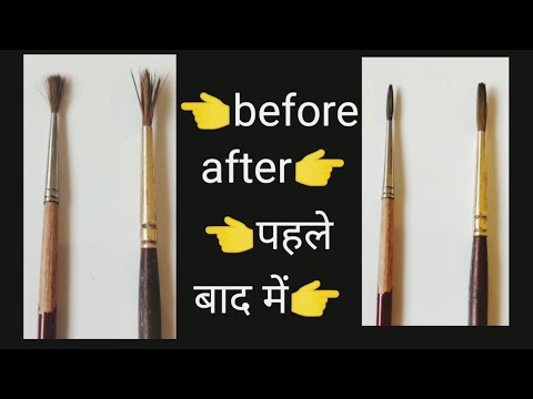 How to fix demaged paint brush, Artist hack, Drawing hacks, Amazing craft idea, Art Study Academy