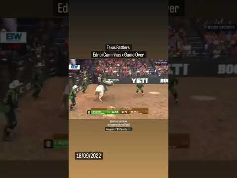 Curta e comenta! 🤠👍🏻 Ednei Caminhas x Game Over - Texas Rattlers 2022 #shorts #rodeio #rodeo #pbr