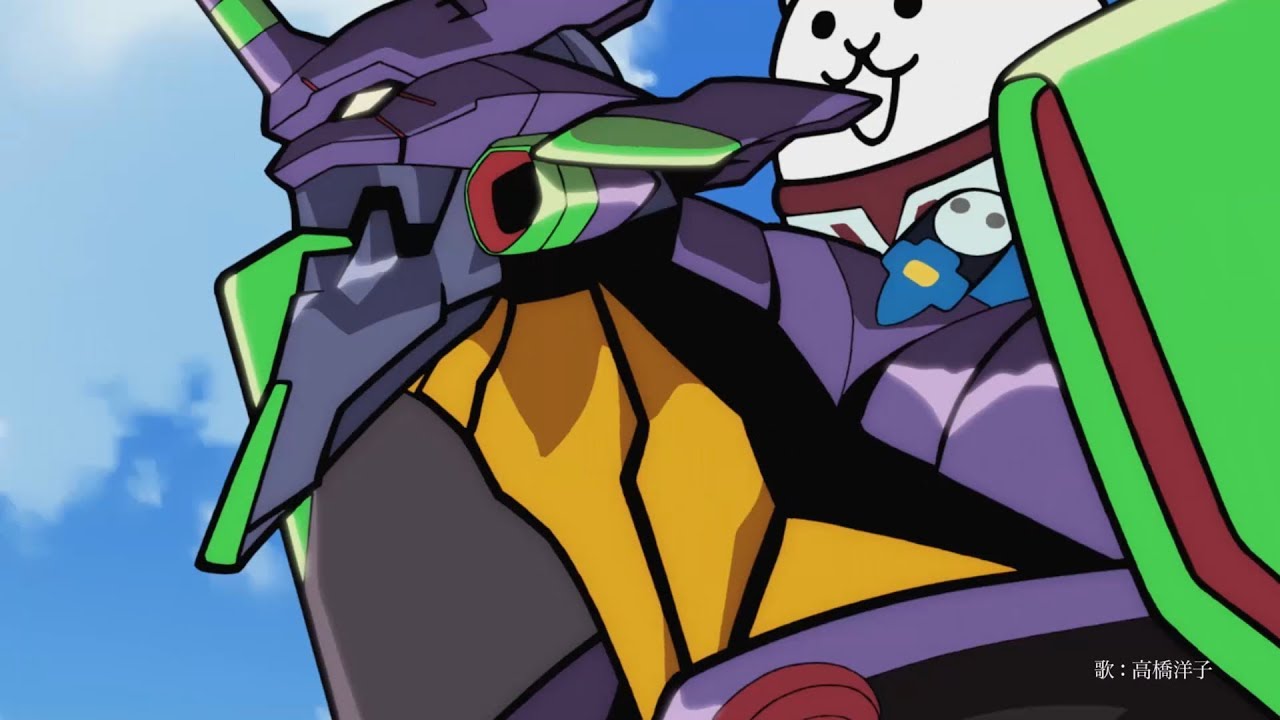 高橋洋子が「残酷な天使のテーゼ」を“にゃ”だけで歌う！　『エヴァンゲリオン』x『にゃんこ大戦争』コラボCM・イントロ篇＆サビ篇