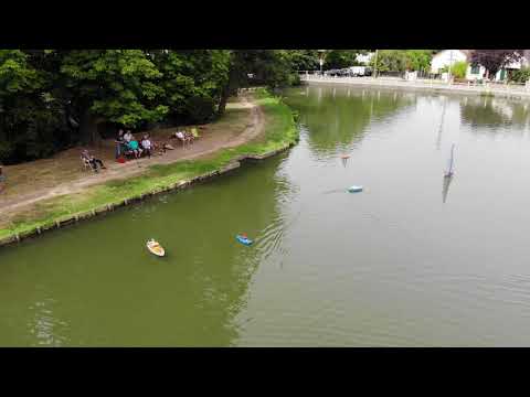 Un dimanche au lac de st Remy les Chevreuse en drone