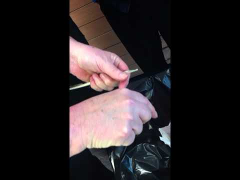 cutting a quill pen 1