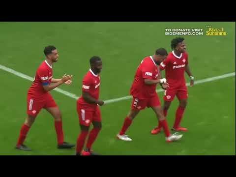 Chunkz Goal Versus Sidemen FC At The Sidemen Charity Match